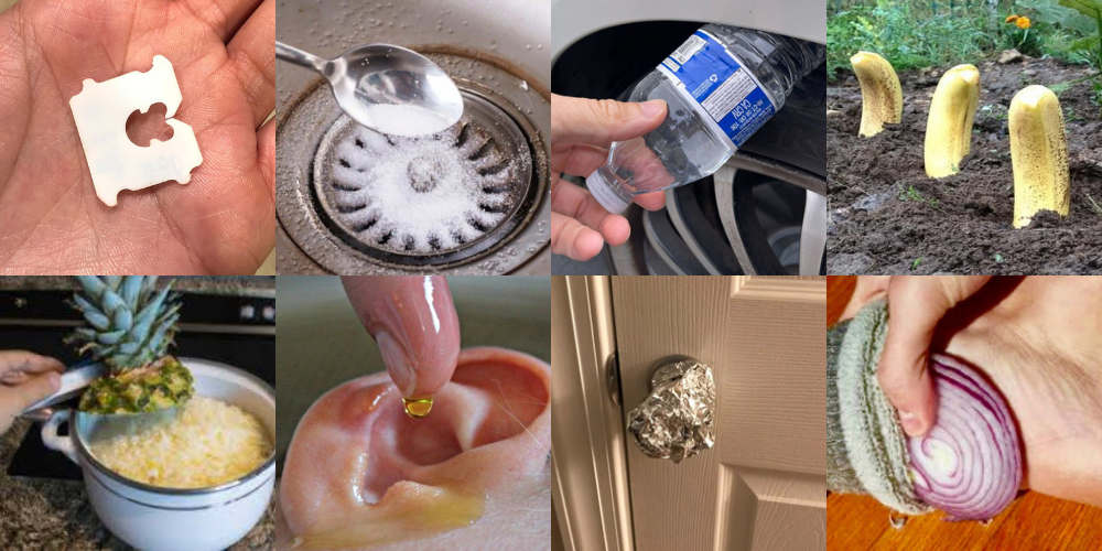 Strange health hacks collage